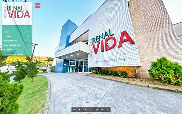 Imagem inicial do tour virtual