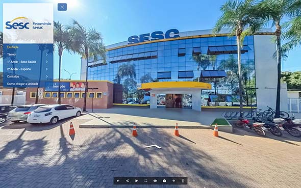 Imagem inicial do tour virtual