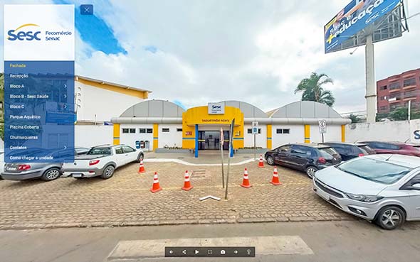 Imagem inicial do tour virtual