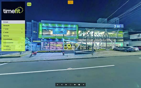 Imagem inicial do tour virtual