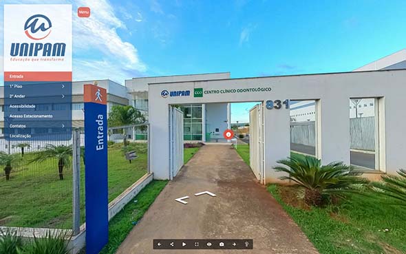 Imagem inicial do tour virtual