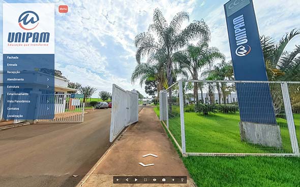 Imagem inicial do tour virtual