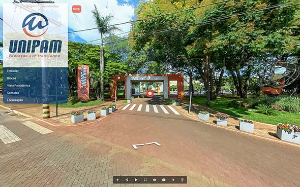 Imagem inicial do tour virtual