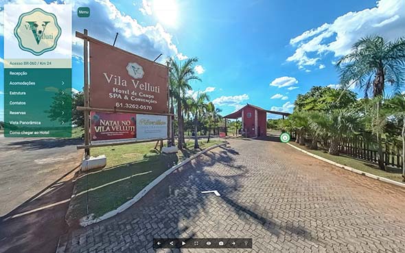 Imagem inicial do tour virtual