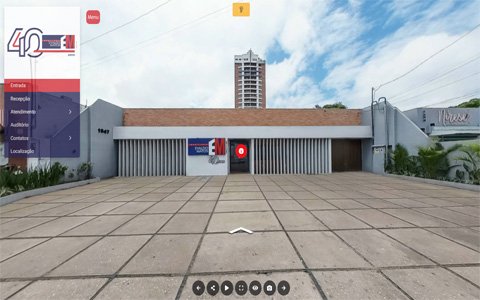 Imagem inicial do tour virtual