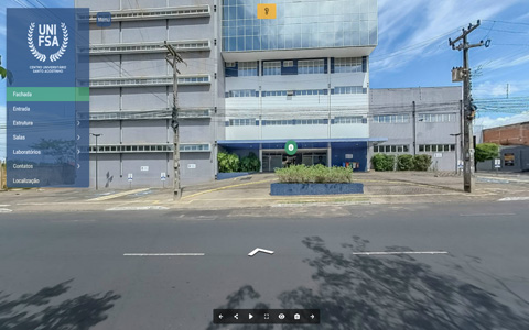 Imagem inicial do tour virtual