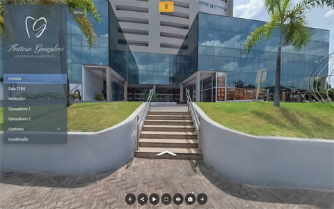 Imagem inicial do tour virtual