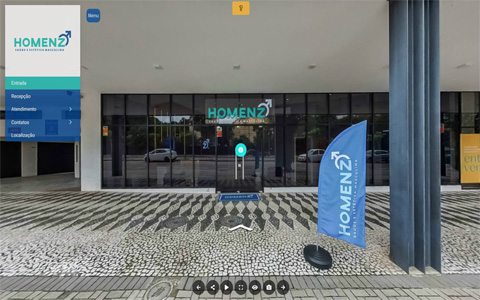 Imagem inicial do tour virtual