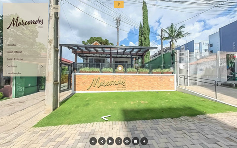 Imagem inicial do tour virtual