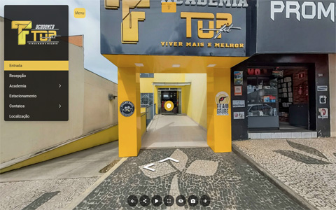 Imagem inicial do tour virtual