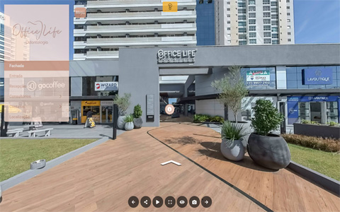 Imagem inicial do tour virtual