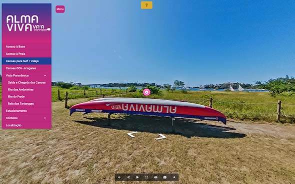Imagem inicial do tour virtual