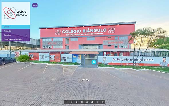 Imagem inicial do tour virtual