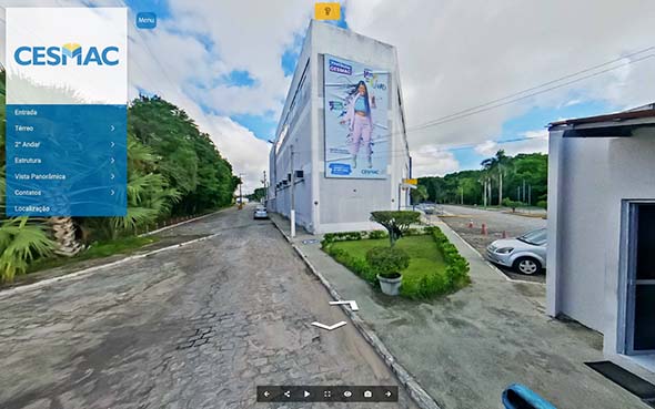Imagem inicial do tour virtual