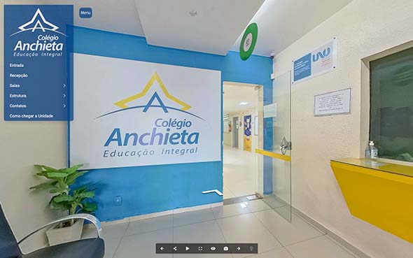 Imagem inicial do tour virtual