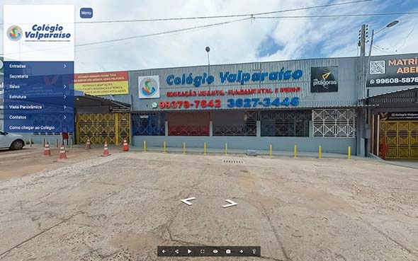 Imagem inicial do tour virtual