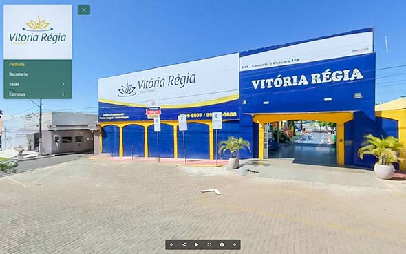 Imagem inicial do tour virtual