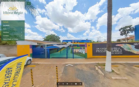 Imagem inicial do tour virtual