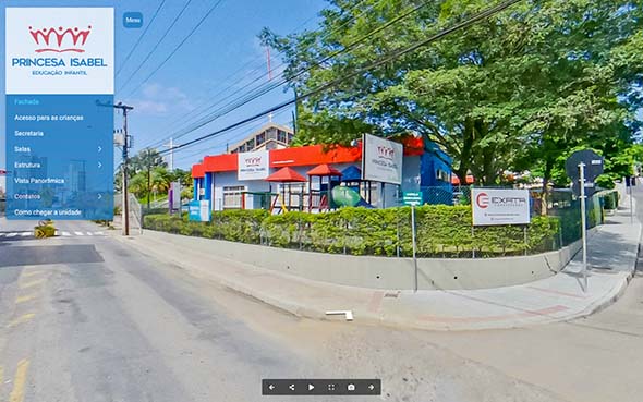 Imagem inicial do tour virtual