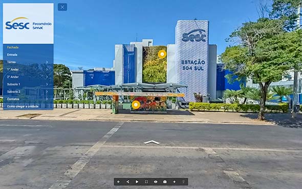Imagem inicial do tour virtual