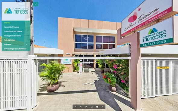 Imagem inicial do tour virtual