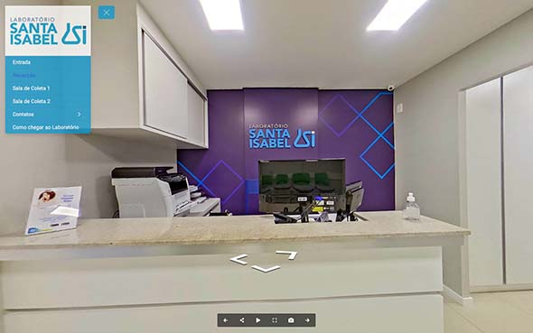 Imagem inicial do tour virtual