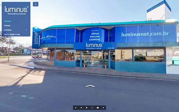 Imagem inicial do tour virtual