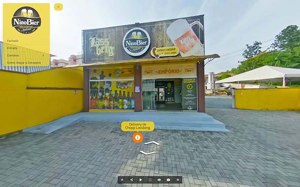 Imagem inicial do tour virtual