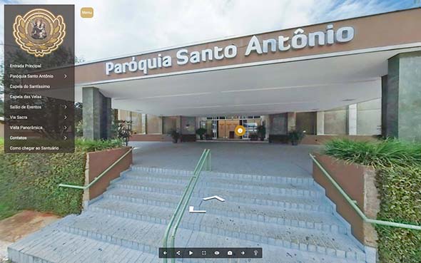 Imagem inicial do tour virtual