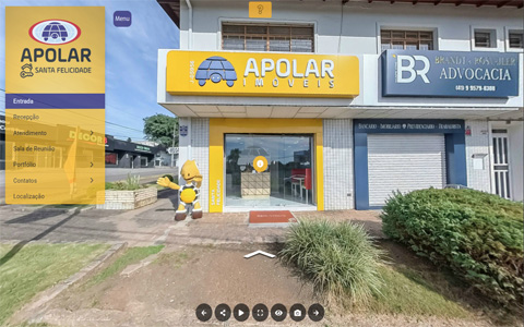 Imagem inicial do tour virtual