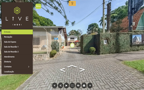 Imagem inicial do tour virtual