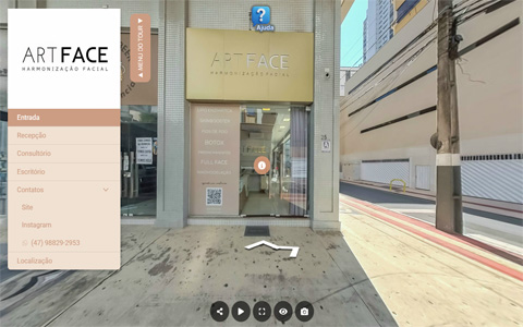 Imagem inicial do tour virtual