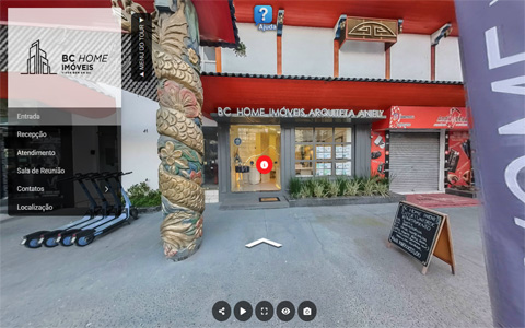 Imagem inicial do tour virtual