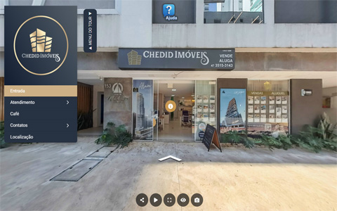 Imagem inicial do tour virtual