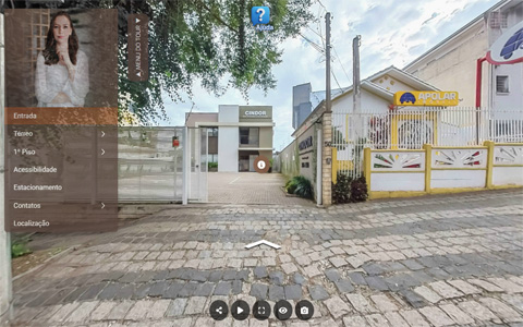 Imagem inicial do tour virtual