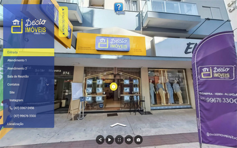 Imagem inicial do tour virtual