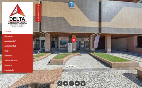 Imagem inicial do tour virtual