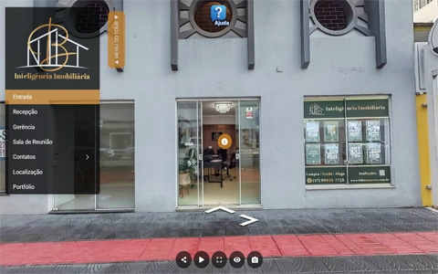 Imagem inicial do tour virtual