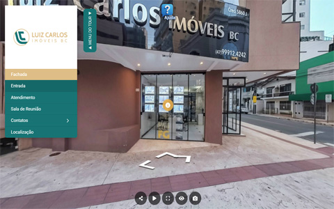 Imagem inicial do tour virtual