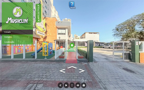 Imagem inicial do tour virtual