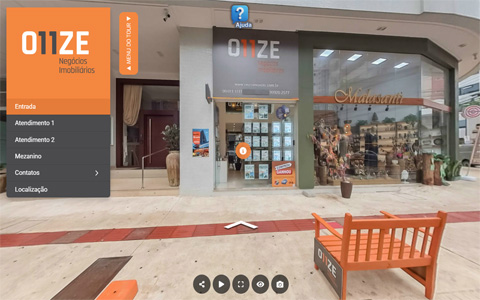 Imagem inicial do tour virtual