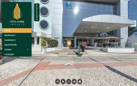 Imagem inicial do tour virtual