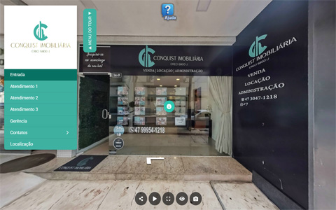 Imagem inicial do tour virtual