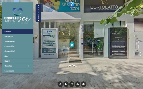 Imagem inicial do tour virtual