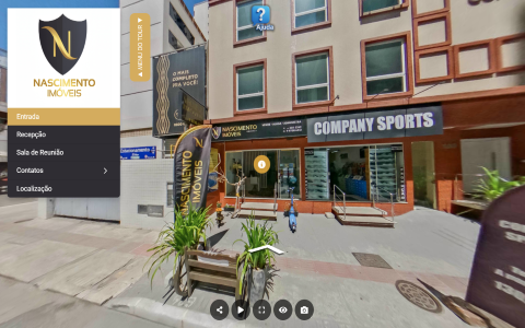 Imagem inicial do tour virtual