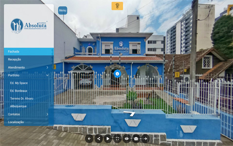 Imagem inicial do tour virtual