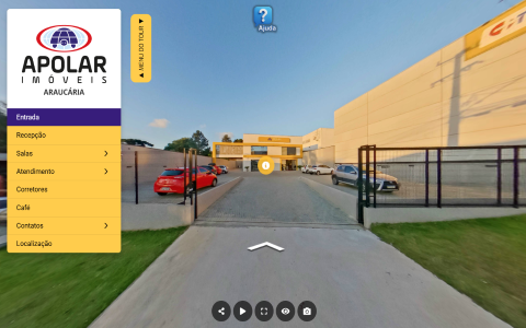 Imagem inicial do tour virtual