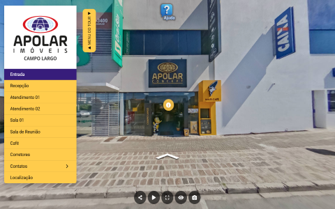 Imagem inicial do tour virtual