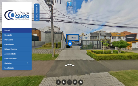 Imagem inicial do tour virtual