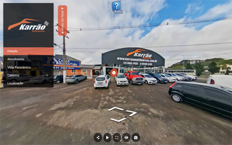 Imagem inicial do tour virtual